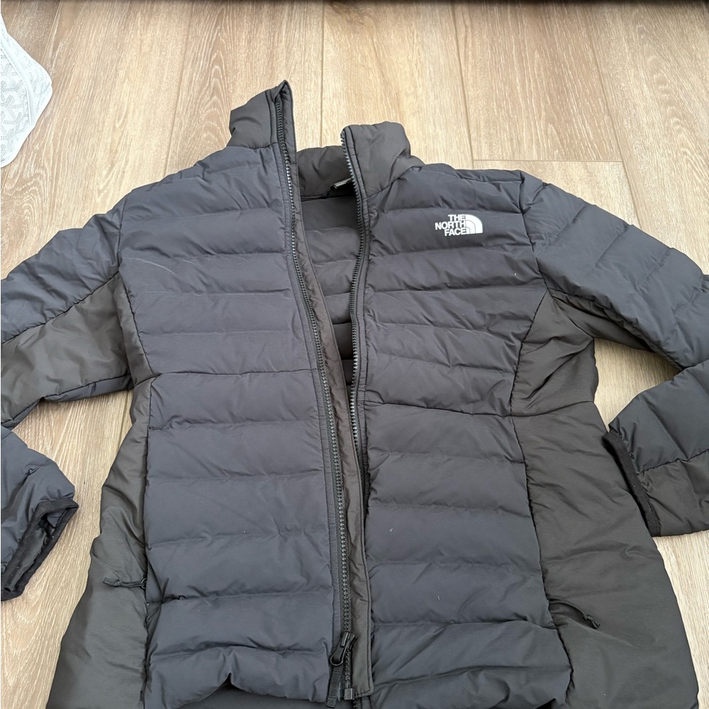 The North Face Black Puffer Jacket with Down Insulation